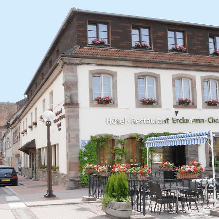 Hotel Restaurant Erckmann Chatrian Phalsbourg Bagian luar foto